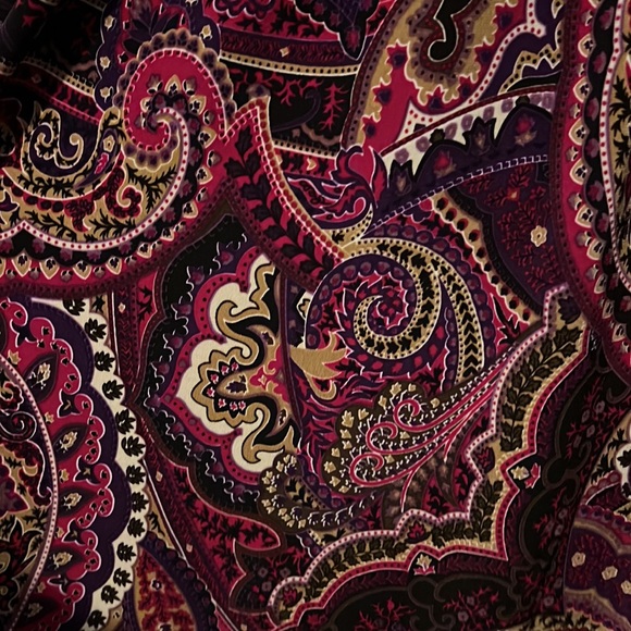 2000s Era Y2K Vintage Amy Byer Paisley Braless Halter Dress - Picture 2 of 3